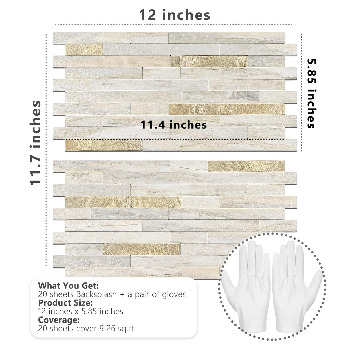 STICKGOO kitchen island backsplash tiles deliver stylish protection for busy cooking spaces.