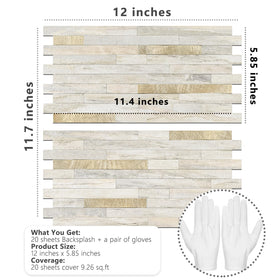 STICKGOO kitchen island backsplash tiles deliver stylish protection for busy cooking spaces.