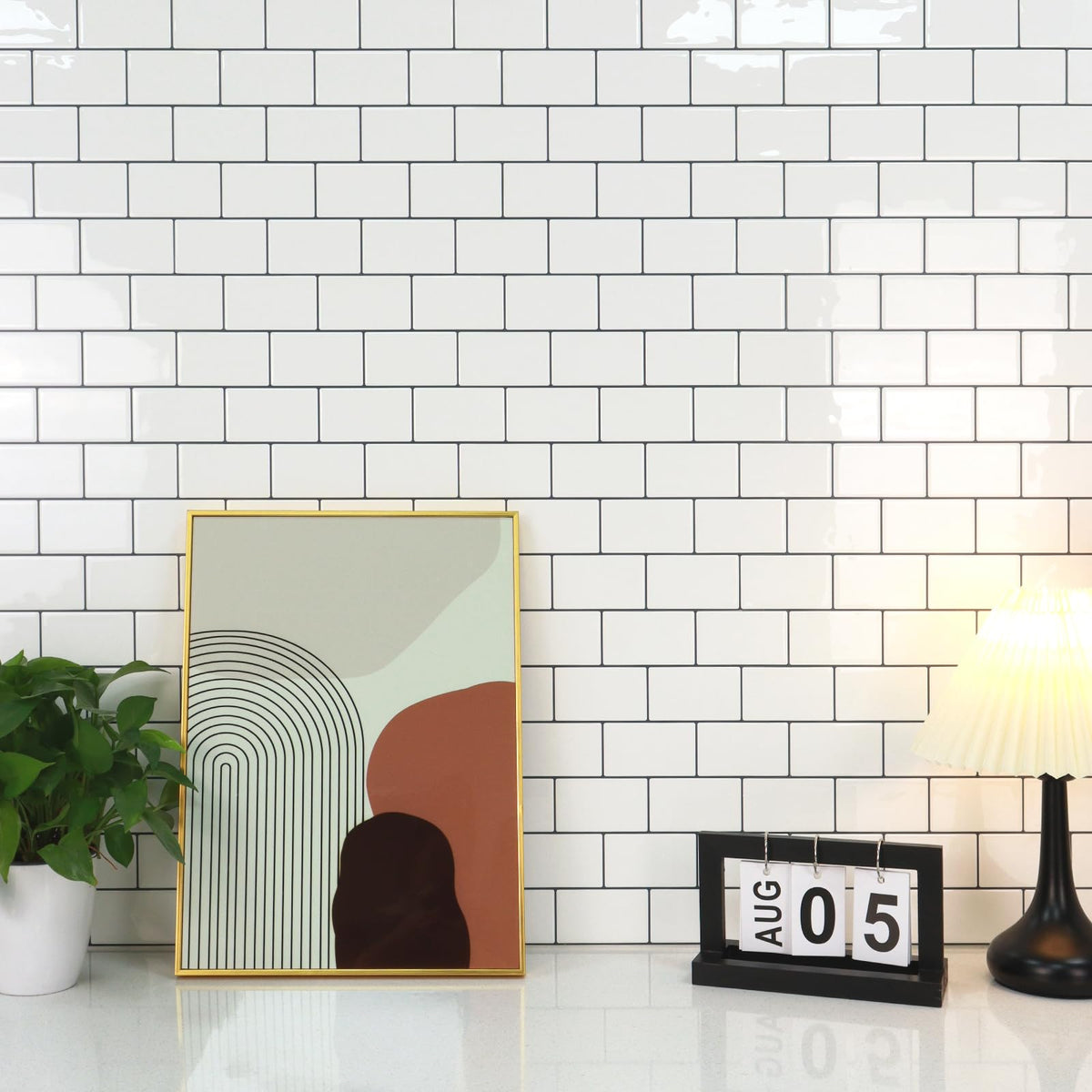 STICKGOO strong-back adhesive ensures secure adhesion on smooth and lightly textured walls.