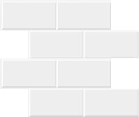 STICKGOO thicker backsplash tile pack front view for durable kitchen walls.