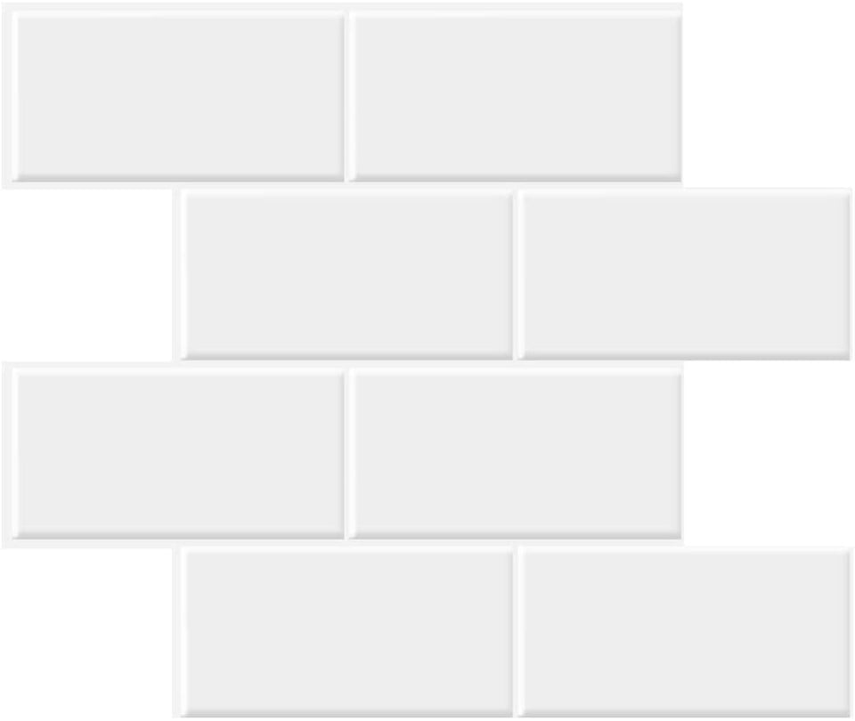 STICKGOO thicker backsplash tile pack front view for durable kitchen walls.