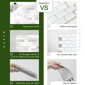 STICKGOO Thicker Design tiles interlock for easy DIY installation.
