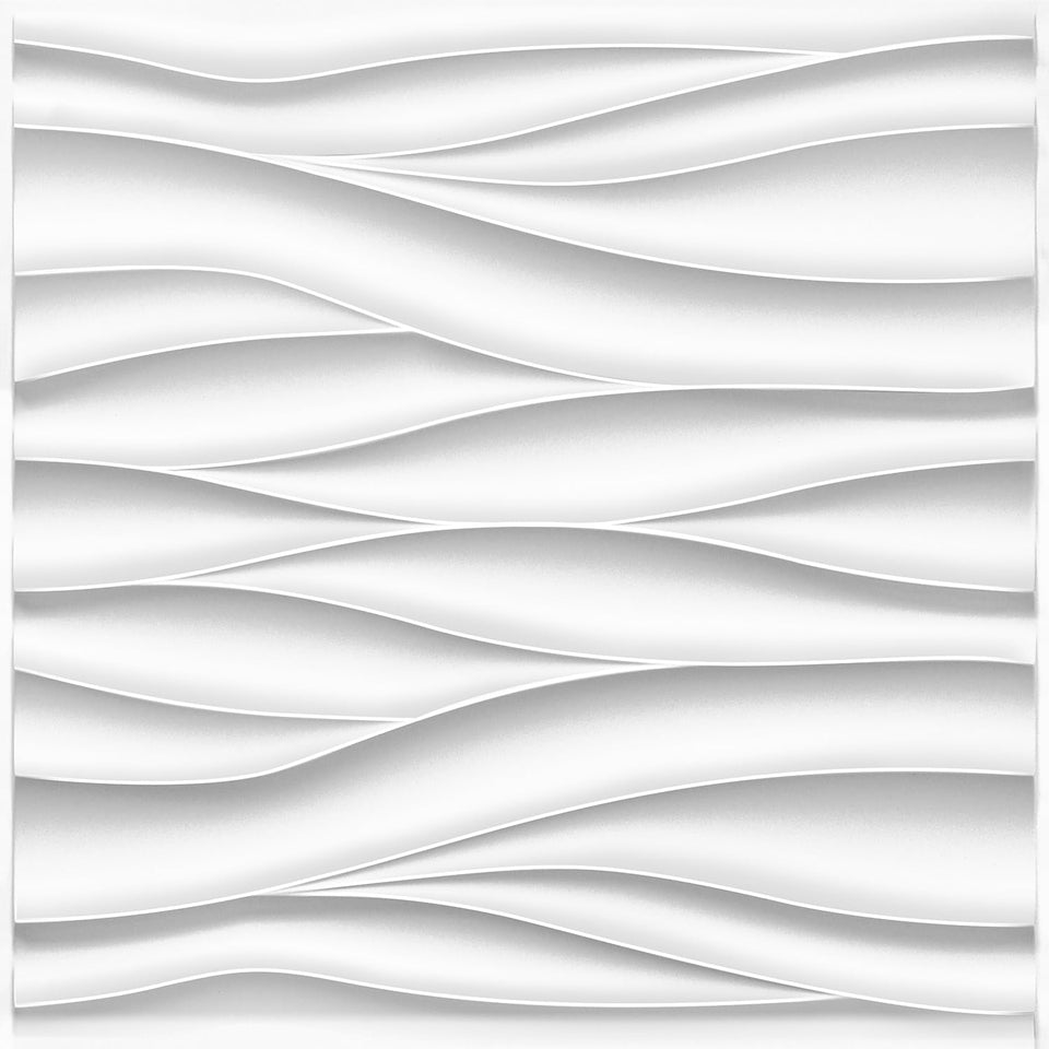 STICKGOO Wave panel close-up shows textured surface for a stylish living room focal point.