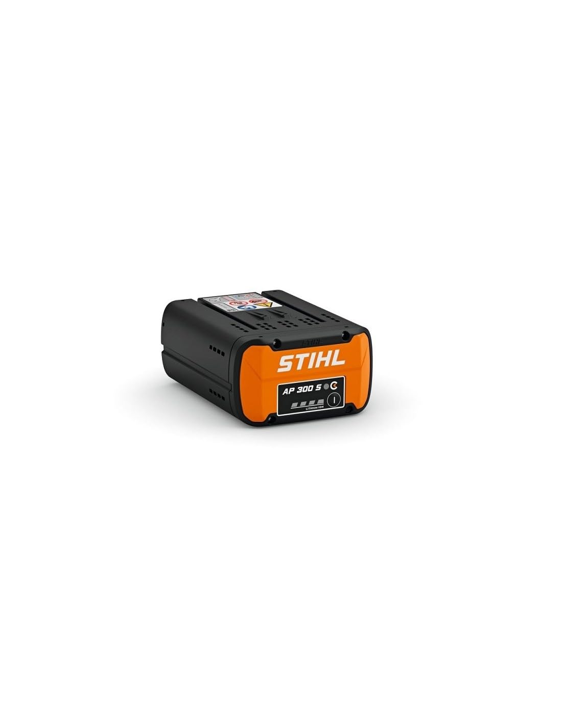 Stihl AP 300 S battery with 36V 281Wh capacity for extended runtimes.