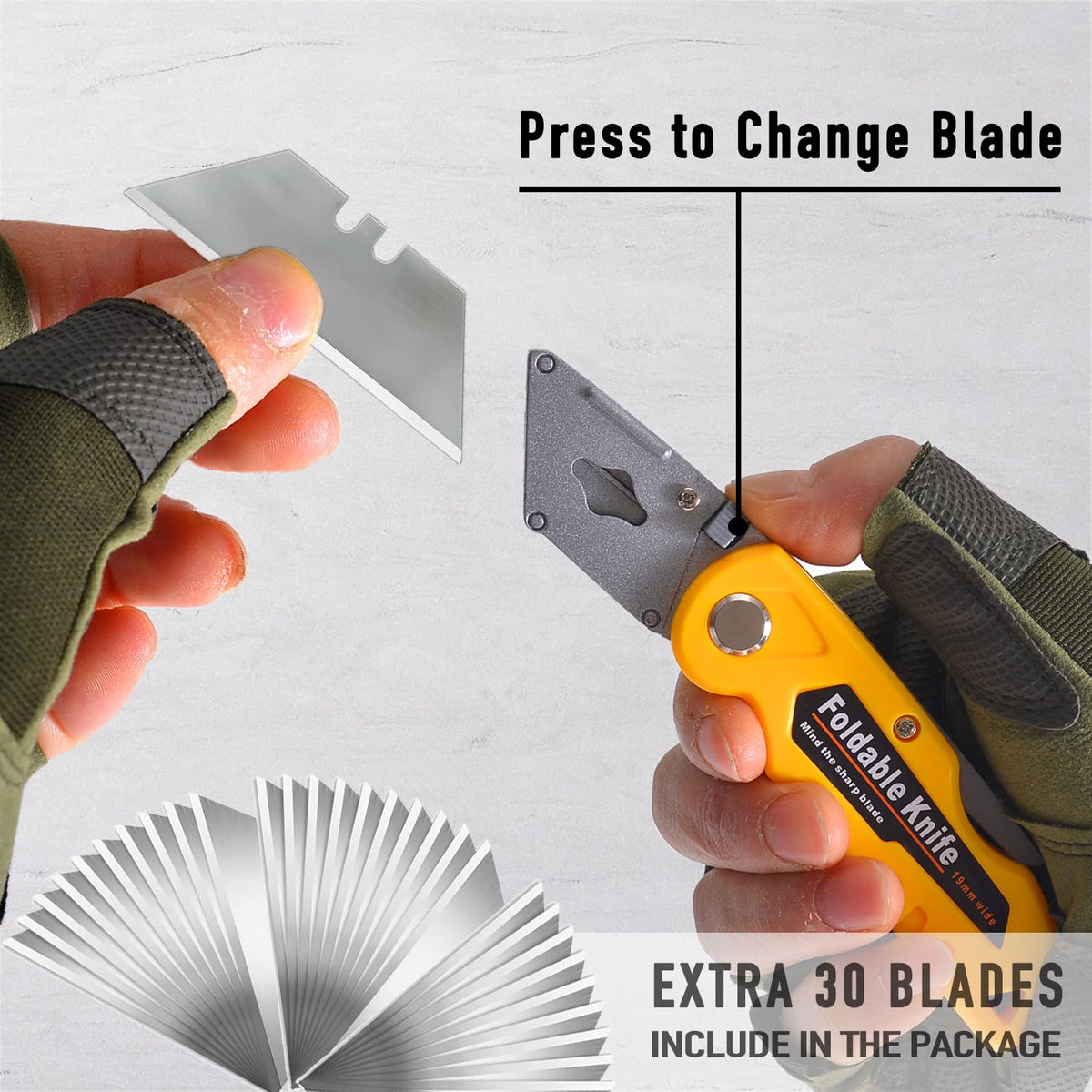 STINO color-coded handles provide secure grip during work.