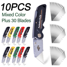 STINO Pro utility razor knife with quick-change blade for fast swaps.