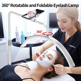 Stjiatu Lash Light shadow free design reduces blind spots during detailed extensions.