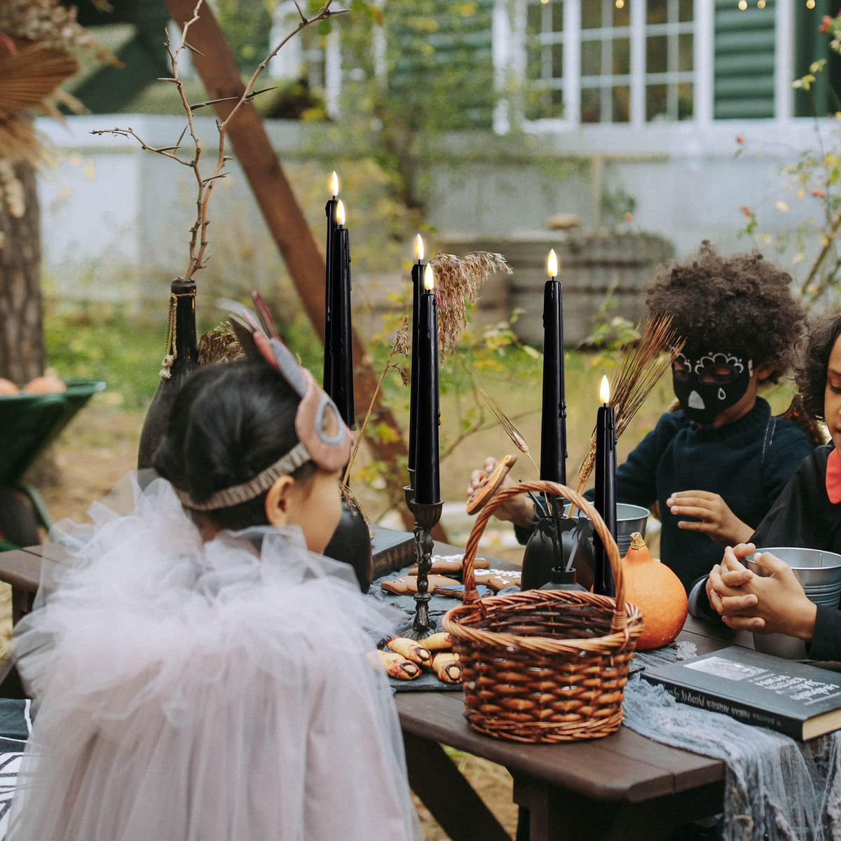 Stmarry Halloween decor candles add chic drama to tablescapes.