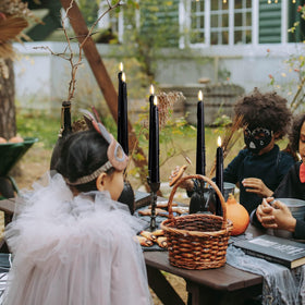 Stmarry Halloween decor candles add chic drama to tablescapes.