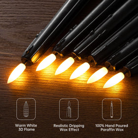 Stmarry remote and timer candles offer convenient programmable lighting.