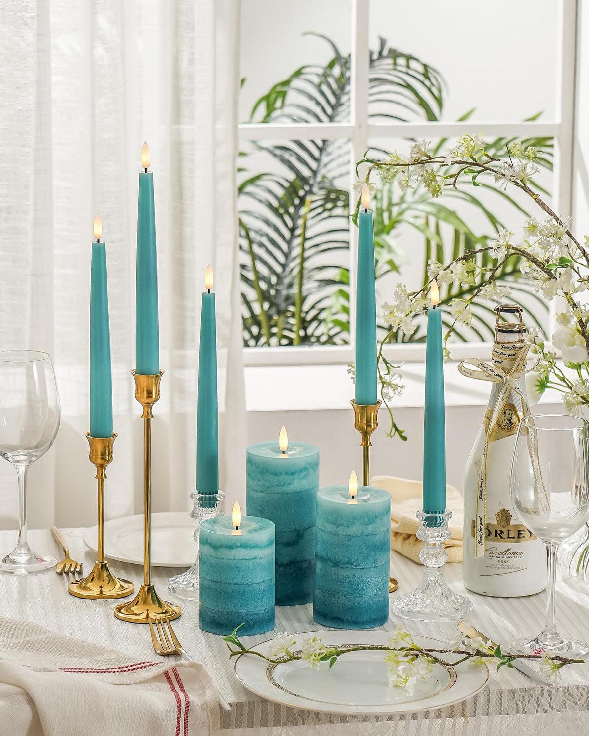 Stmarry flameless candles are safe and odor-free for allergy-friendly spaces