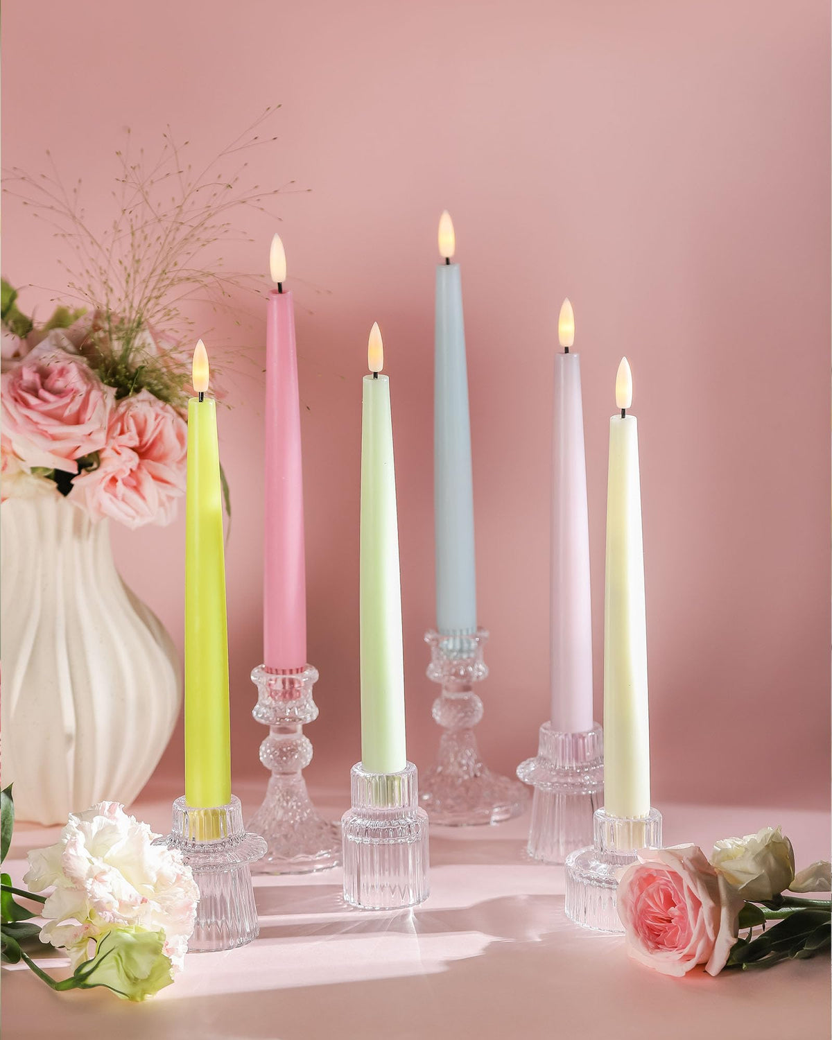 Stmarry timer-enabled candles simplify setting cozy scenes.