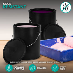 Stock Your Home rust-proof plastic material resists corrosion in storage.