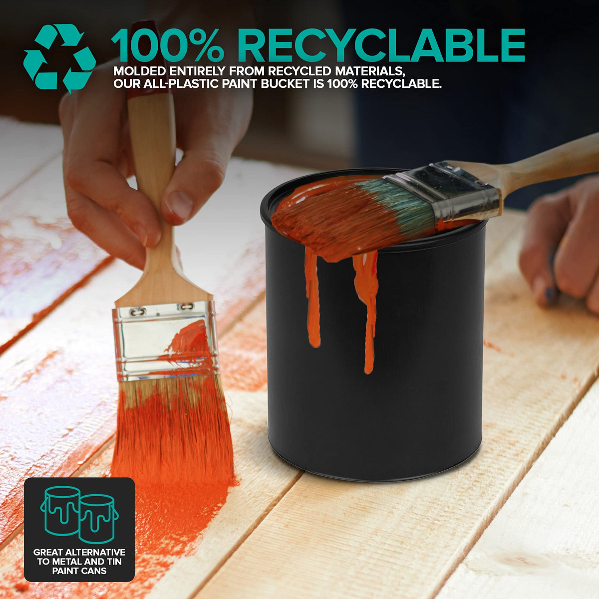 Stock Your Home hot-fill capable container supports safe use up to 165°F.