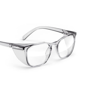Stoggles Square front view with top shield for everyday eye protection.