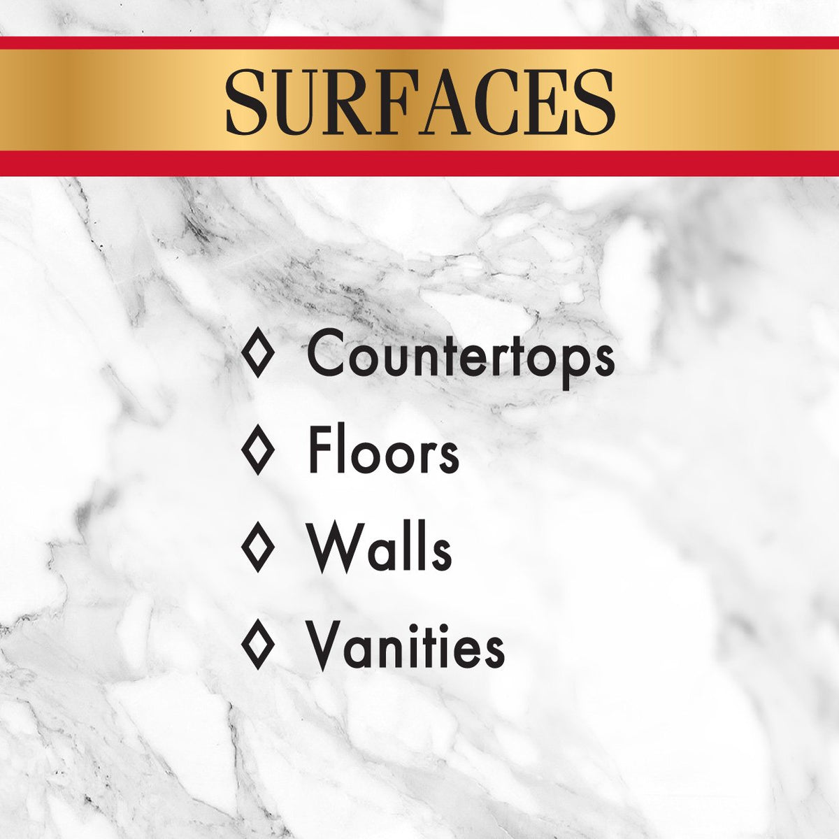 Stone Care International covers up to 72 sq ft per coat on stone countertops.