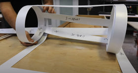 Stone Coat Template for epoxy resin measurements on large surfaces