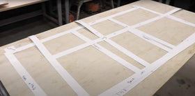 Stone Coat Template with acetone glue for quick joining