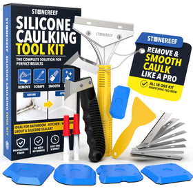 Stone Reef Caulk Tool silicone scraper for fast sealant removal