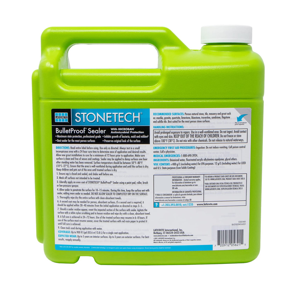 StoneTech BulletProof Sealer application on tiles and stone preserves natural look