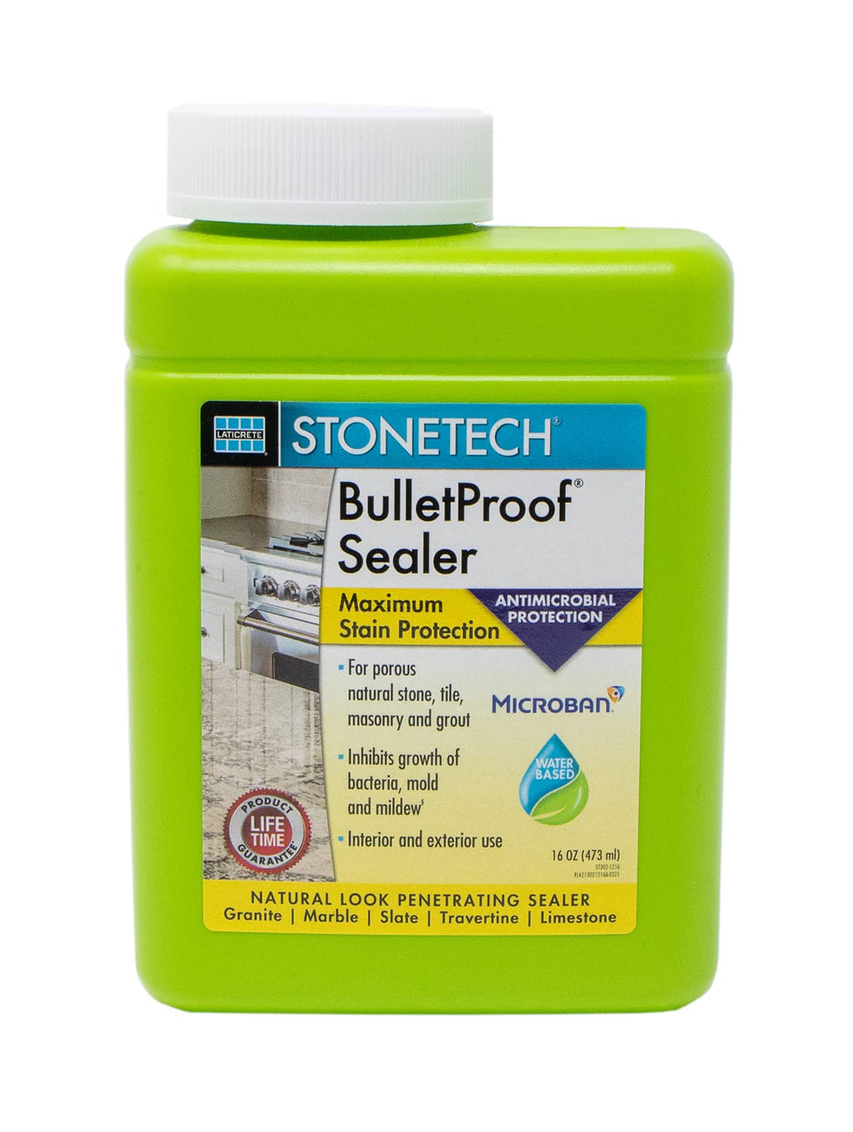 StoneTech BulletProof Sealer bottle front with professional-grade protection.