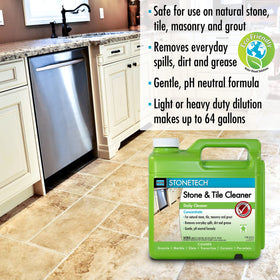 Concentrate bottle tip highlights flexible dilution for larger areas