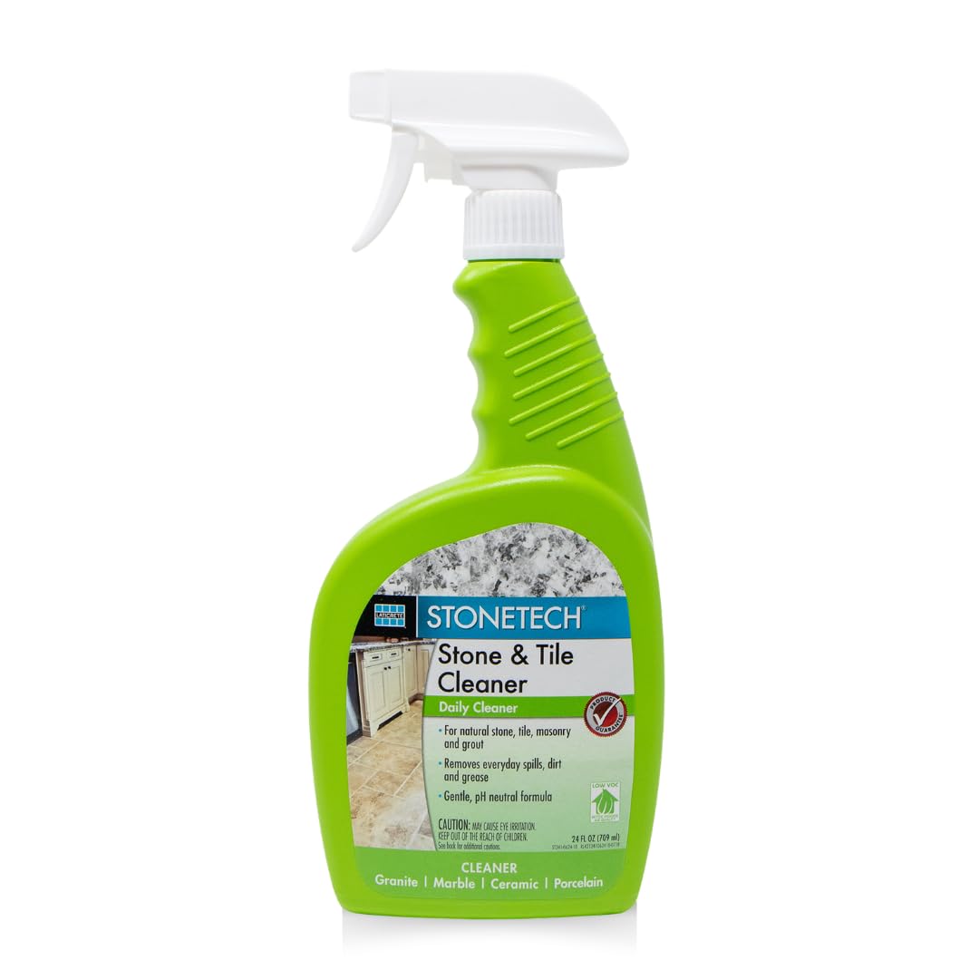 StoneTech Stone & Tile Cleaner spray bottle for easy daily stone cleaning.