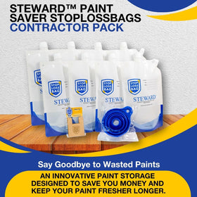 StopLossBags color storage setup helps organize multiple paints.