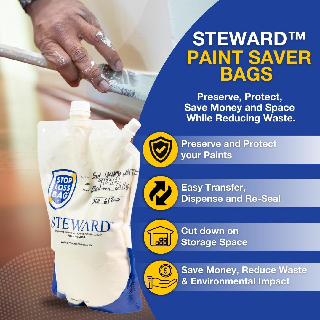 StopLossBags durable reusable bags handle tough paints and clean easily.