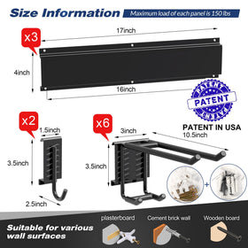 Sttoraboks Storaboks eight rubber-coated hooks keep tools safe.