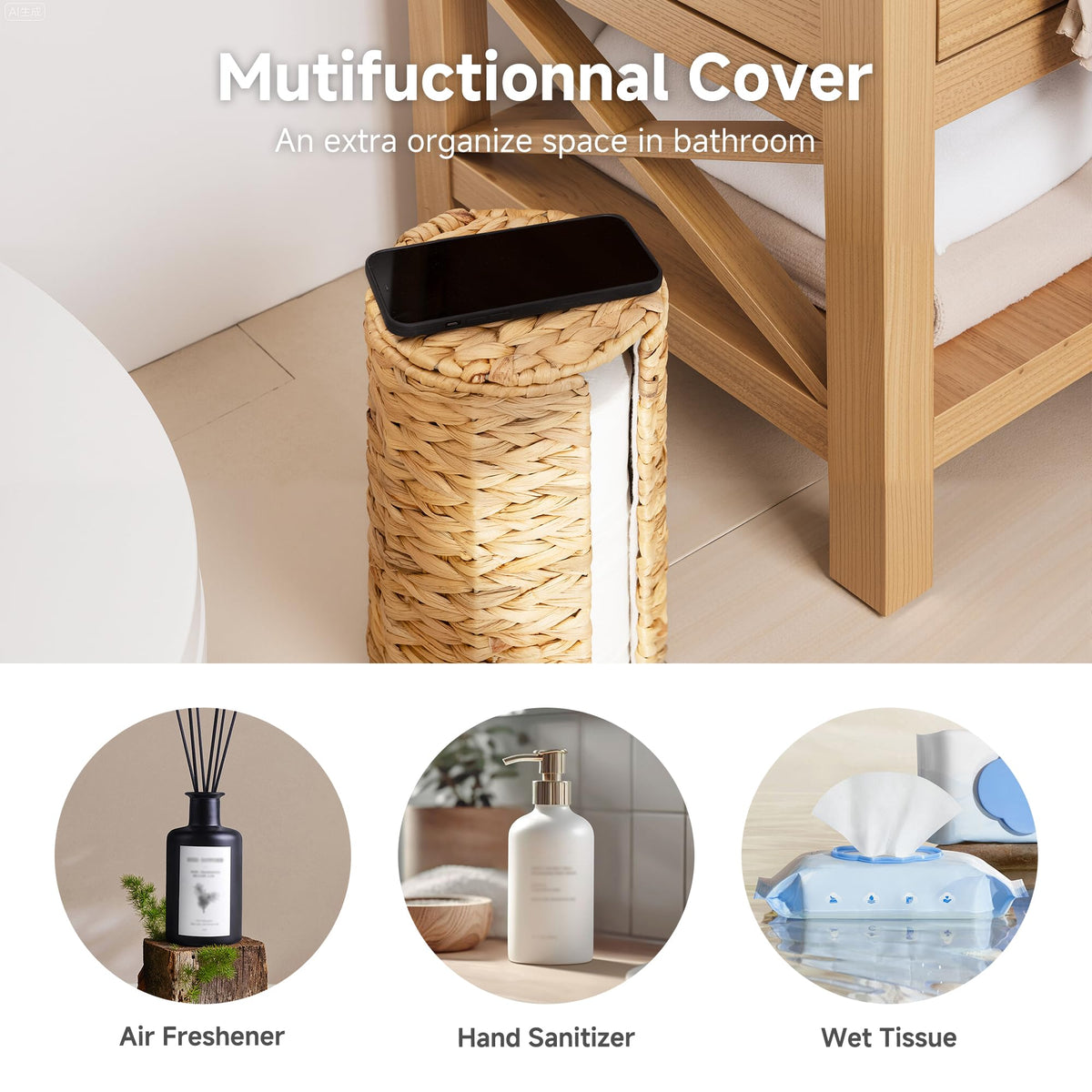 StorageWorks freestanding design can be moved for convenient use anywhere.