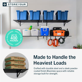 StoreYourBoard 200 lb per shelf capacity for sturdy storage