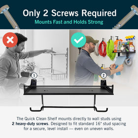 StoreYourBoard quick-install hardware included for secure mounting.