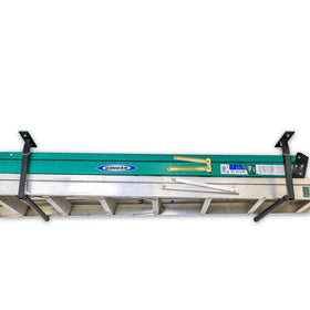 StoreYourBoard rotating mounting plate allows installation in joists running in either direction.