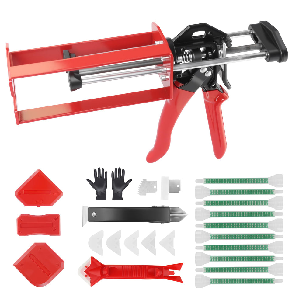 Storvix epoxy gun with full-metal frame for durable bonding and precision.