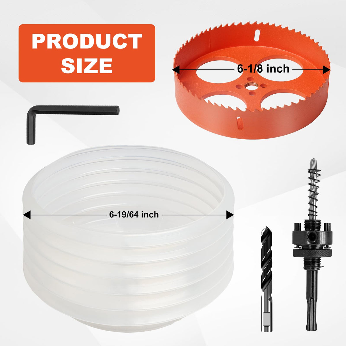 Storystore bi-metal hole saw delivers clean cuts in drywall and wood.