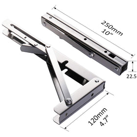 Storystore stainless steel brackets handle 550lb loads with durable finish