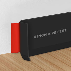 Storystore wall baseboard peel-stick installation for quick, clean updates.