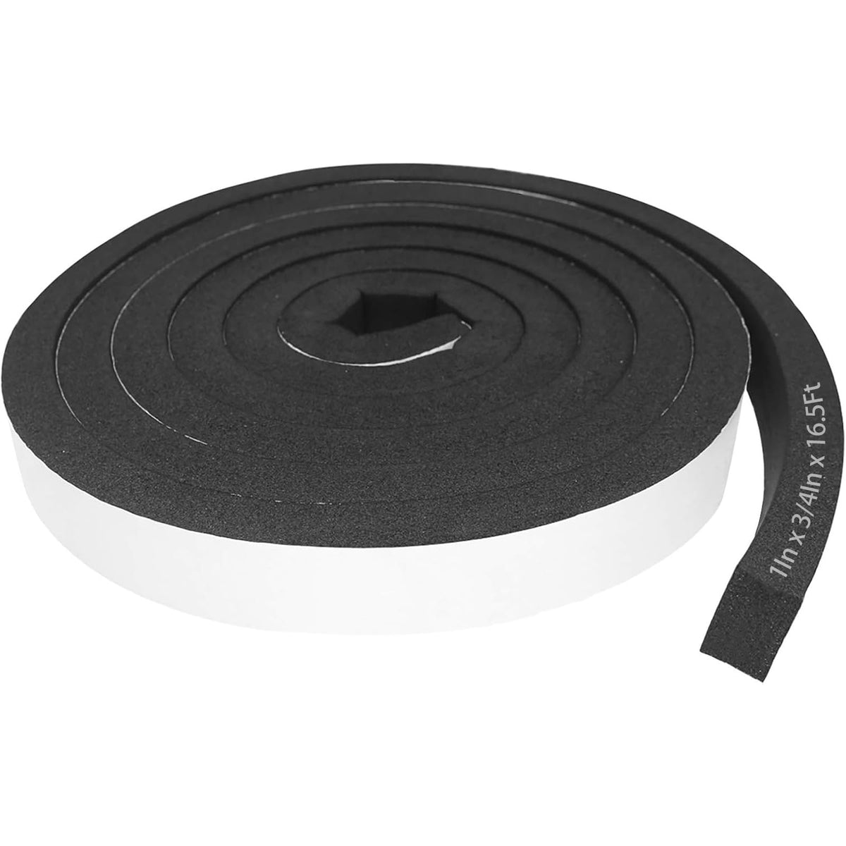 Storystore weather strip adhesive on door edge for durable insulation