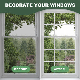 Storystore Window Grid Kit moisture-resistant material keeps trims looking new