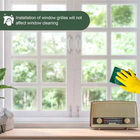 Storystore Window Grid Kit supports wide application on walls, doors, and windows