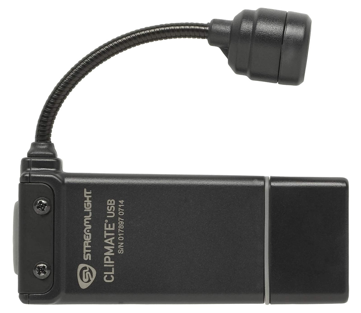 Clip-on design of Streamlight ClipMate attaches securely to hats or gear