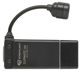 Clip-on design of Streamlight ClipMate attaches securely to hats or gear