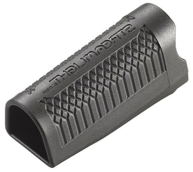 Streamlight nylon holster close-up, showcasing lightweight, rugged construction for reliable performance.