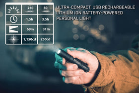 Streamlight MicroStream aluminum body delivers durability and reliable performance in rugged conditions.