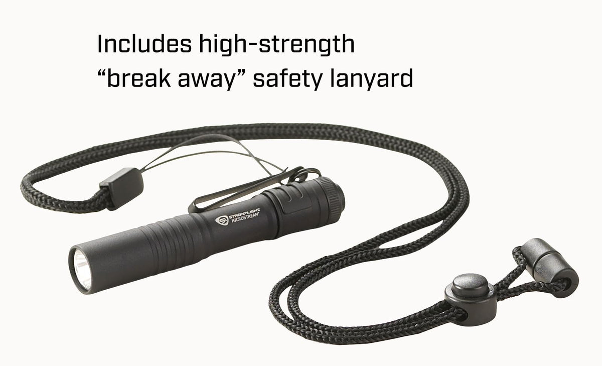 Streamlight MicroStream pocket and hat clips for fast access.