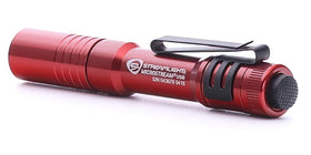 Streamlight MicroStream USB flashlight charging to emphasize USB rechargeability.