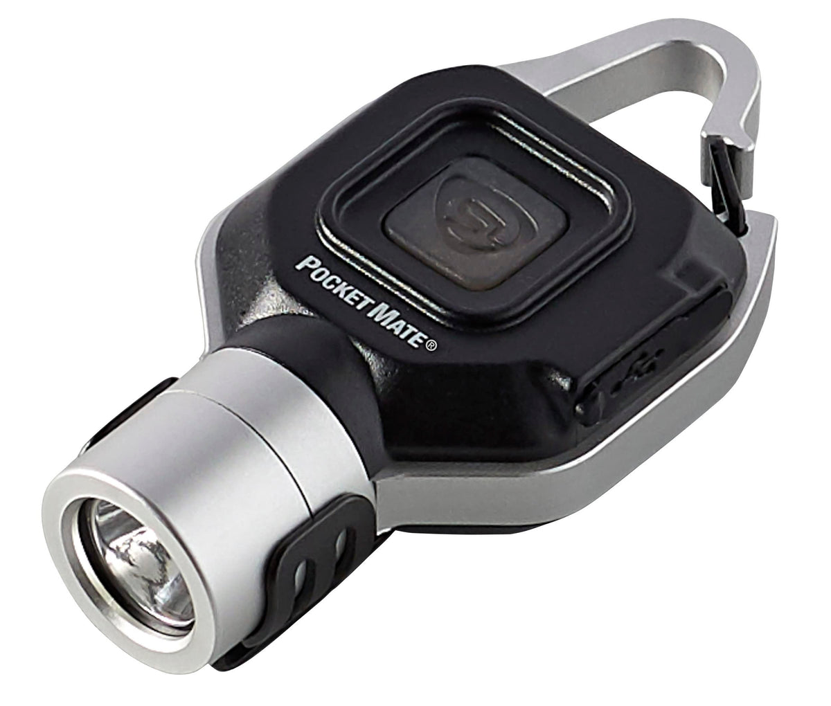 Streamlight Pocket Mate 325 lumen clip for quick keychain access and hands-free use.