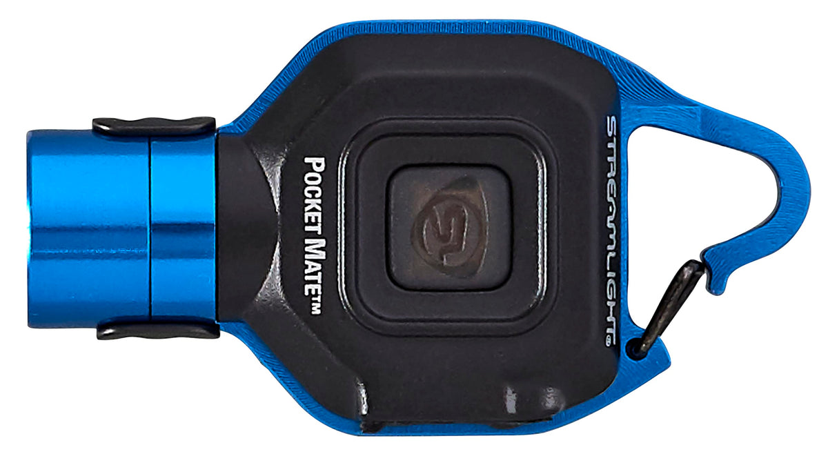 Streamlight Pocket Mate clip-on design enables hands-free use on hats or zippers.