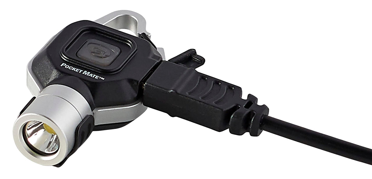 Streamlight Pocket Mate silver body for low-profile everyday carry.